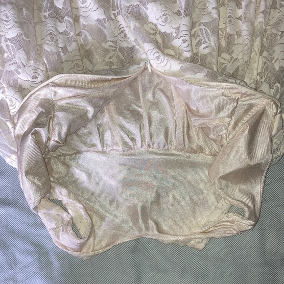 Posh & Peanut Girls Cream Baby Doll Dress - Picture 9 of 11